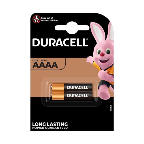 Baterija Duracell Alkaline AAAA (2 vnt.) Baterija Duracell Alkaline AAAA (2 vnt.)