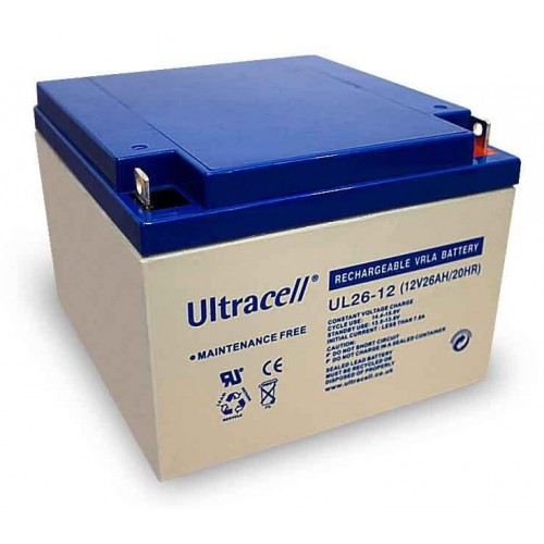 Akumuliatorius Ultracell UL26-12 (26 Ah, 12V) Akumuliatorius Ultracell UL26-12 (26 Ah, 12V)