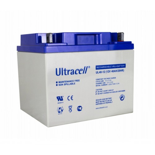 Akumuliatorius Ultracell UL40-12 (40 Ah, 12V) Akumuliatorius Ultracell UL40-12 (40 Ah, 12V)