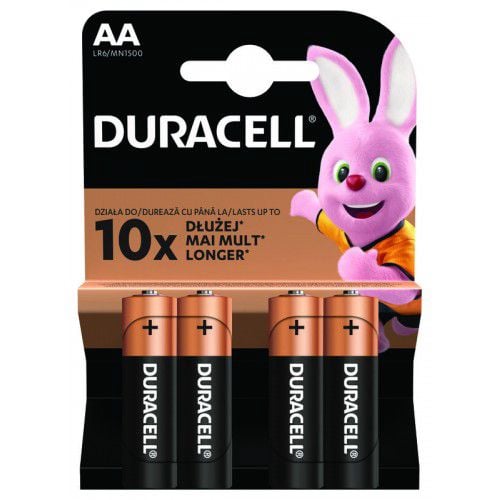 Baterija Duracell Alkaline LR6/AA (4 vnt.) Baterija Duracell Alkaline LR6/AA (4 vnt.)