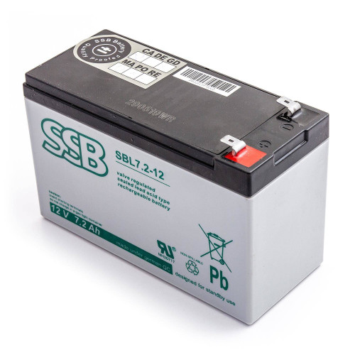 Akumuliatorius SSB SBL (7.2Ah, 12V, F1)