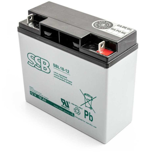 Akumuliatorius (AGM) SSB SBL (18Ah, 12V, F3 M5, VRLA) Akumuliatorius (AGM) SSB SBL (18Ah, 12V, F3 M5, VRLA)