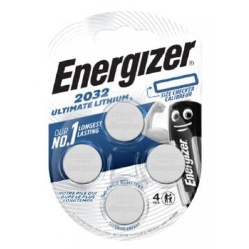 Baterija Energizer Ultimate Lithium CR2032 (4 vnt.) Baterija Energizer Ultimate Lithium CR2032 (4 vnt.)