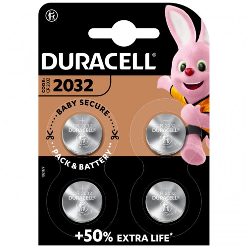 Baterija Duracell Lithium CR2032 (4 vnt.) Baterija Duracell Lithium CR2032 (4 vnt.)