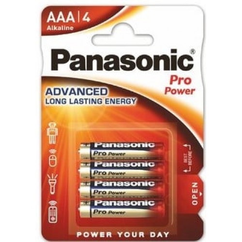 Baterija Panasonic ProPower LR03 AAA (4 vnt.) Baterija Panasonic ProPower LR03 AAA (4 vnt.)