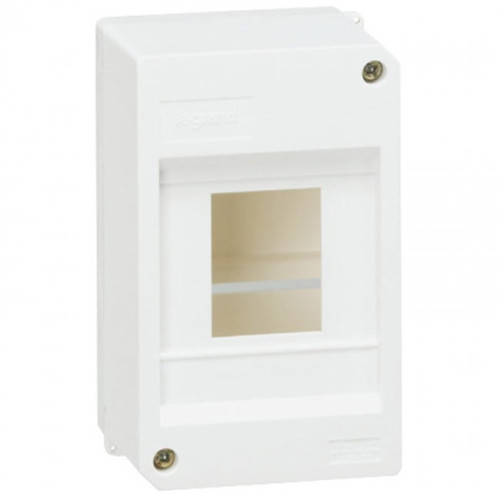 Plastikinis virštinkinis skydelis 4 mod. Legrand 001357 (be durelių) Plastikinis virštinkinis skydelis 4 mod. Legrand 001357 (be durelių)