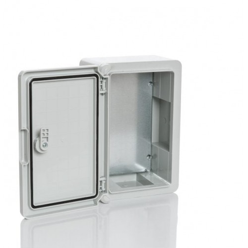 Plastikinė dėžė Plastim PP3005 (400X300X220, IP65, IK08, pilka)