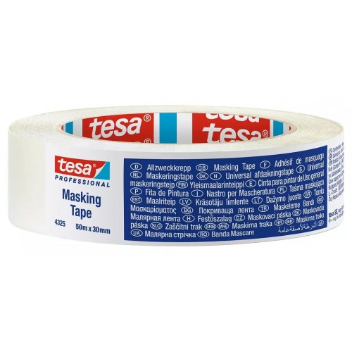 Apsauginė dažymo juosta TESA (balta) 50m x 38mm 04325-00003-01 Apsauginė dažymo juosta TESA (balta) 50m x 38mm 04325-00003-01