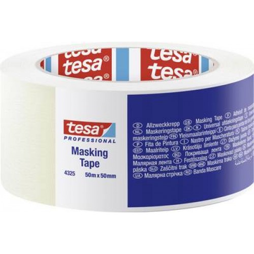 Apsauginė dažymo juosta TESA (balta) 50m x 50mm 04325-00004-01 Apsauginė dažymo juosta TESA (balta) 50m x 50mm 04325-00004-01
