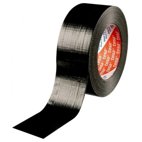 Audinio juosta TESA STANDART (juoda) 50m x 48mm 04613-00046-00 Audinio juosta TESA STANDART (juoda) 50m x 48mm 04613-00046-00
