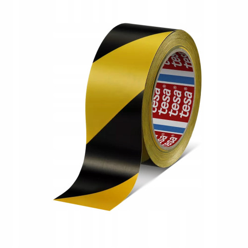 Įspėjamoji grindų žymėjimo juosta TESA (geltona/juoda) 33m x 50mm 60760-00093-15 Įspėjamoji grindų žymėjimo juosta TESA (geltona/juoda) 33m x 50mm 60760-00093-15