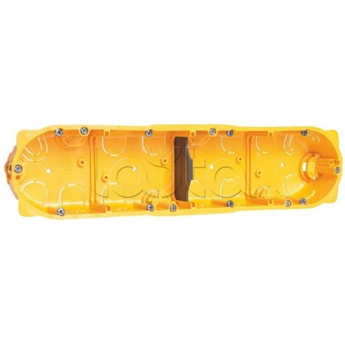 4 vietų dėžutė į gipsą Legrand 080054 (40mm) 4 vietų dėžutė į gipsą Legrand 080054 (40mm)