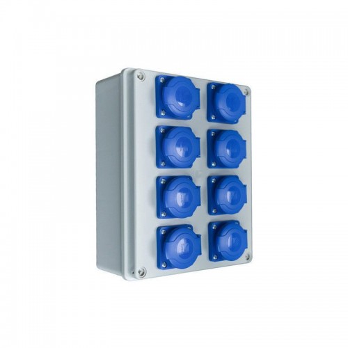 PawBol R-BOX B.1605-S plastikinis skydelis su kištukiniais lizdais (8x16A/250V) PawBol R-BOX B.1605-S plastikinis skydelis su kištukiniais lizdais (8x16A/250V)