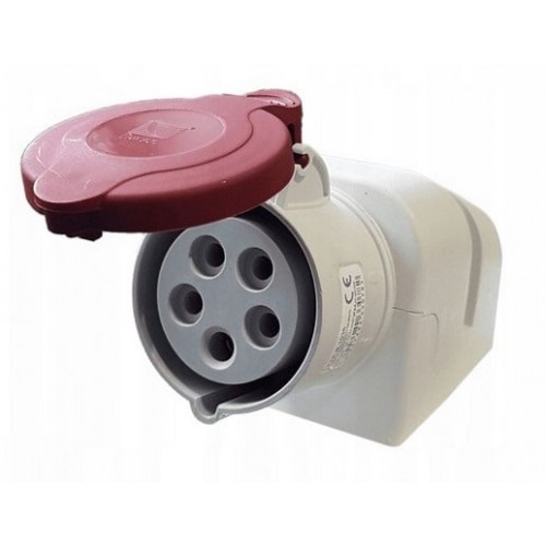 Pramoninis kištukinis lizdas Pawbol B.1036 (16A, 5P, IP44, 400V) Pramoninis kištukinis lizdas Pawbol B.1036 (16A, 5P, IP44, 400V)