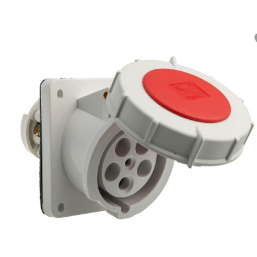 Pramoninis įleidžiamas kištukinis lizdas Pawbol B.1054 (63A, 5P, 400V, IP67)