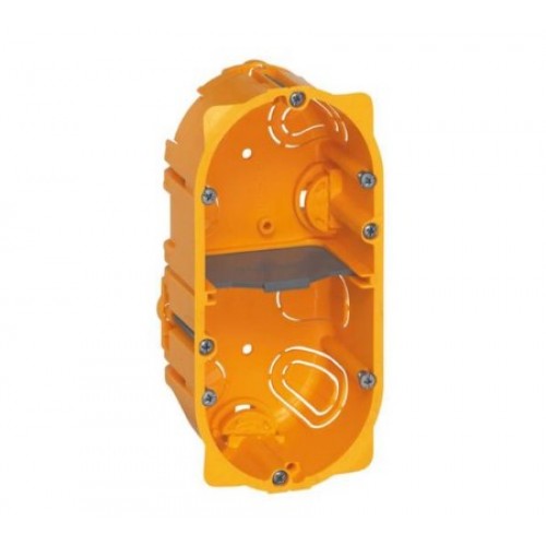 2 vietų dėžutė į gipsą - 50mm Legrand 080052 2 vietų dėžutė į gipsą - 50mm Legrand 080052