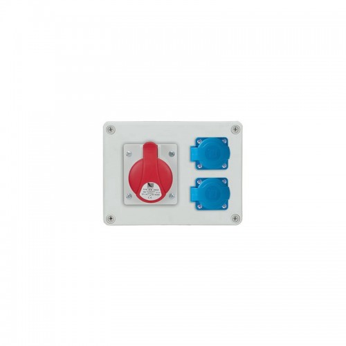 PawBol B.1602-S R-BOX plastikinis skydelis (2x250V 1x16A/5P)