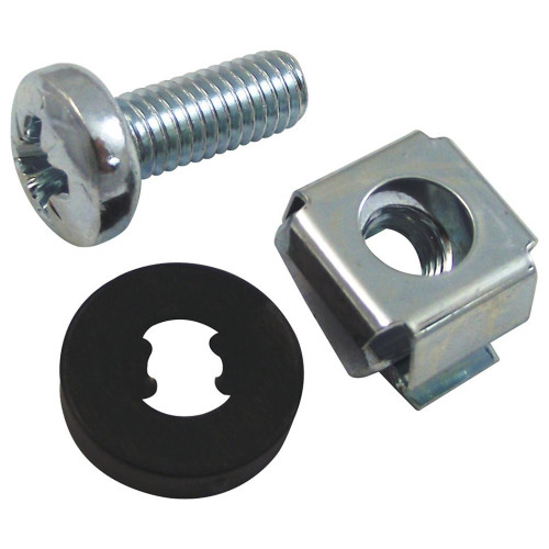 Varžtas, poveržlė ir specialios veržlės komplektas spintoms