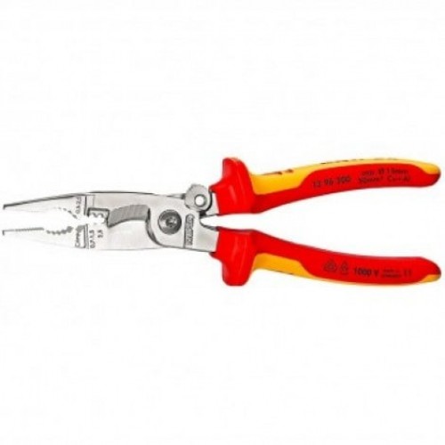 Izoliuotos elektros instaliacijos replės KNIPEX 1396200 Izoliuotos elektros instaliacijos replės KNIPEX 1396200