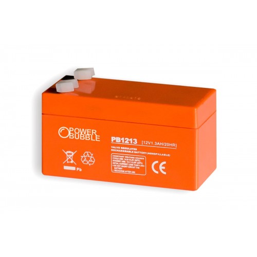 Akumuliatorius Power Bubble PB12013 (1.3Ah, 12V) Akumuliatorius Power Bubble PB12013 (1.3Ah, 12V)