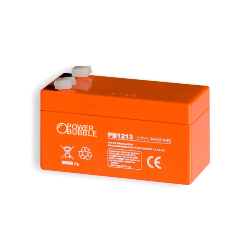Akumuliatorius Power Bubble PB12013 (1.3Ah, 12V) Akumuliatorius Power Bubble PB12013 (1.3Ah, 12V)