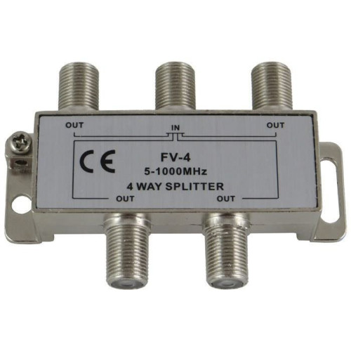 TV signalo daliklis 1 x 4 TV signalo daliklis 1 x 4