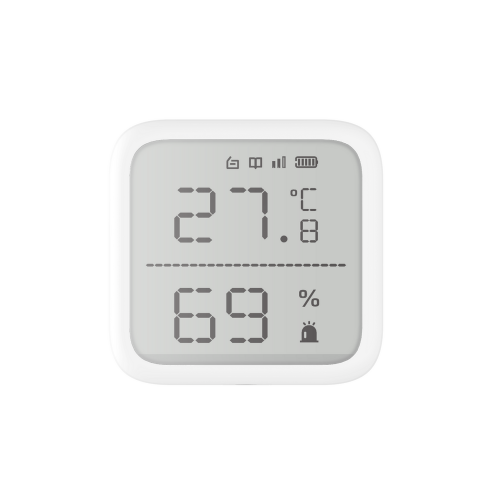 Hikvision temperatūros ir drėgmės matuoklis DS-PDTPH-E-WE AX PRO Hikvision temperatūros ir drėgmės matuoklis DS-PDTPH-E-WE AX PRO