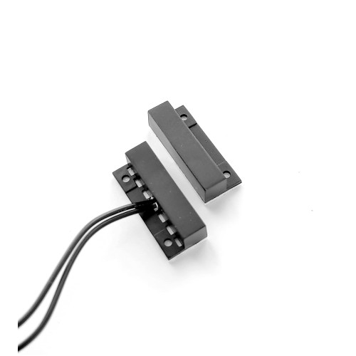 Lipnūs magnetiniai kontaktai (laidai per vidurį, juodi)