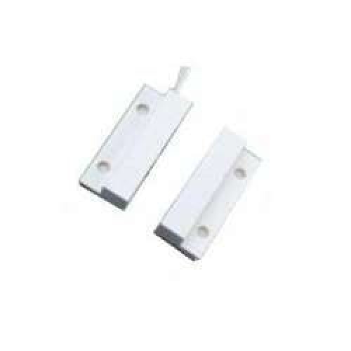Lipnūs magnetiniai kontaktai (laidai iš šonų, balti) Lipnūs magnetiniai kontaktai (laidai iš šonų, balti)
