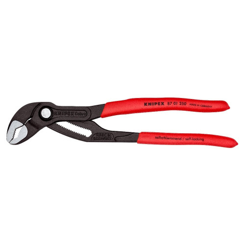 Santechninės replės Knipex 87 01 250 (reguliuojamas plotis 50–250 mm)