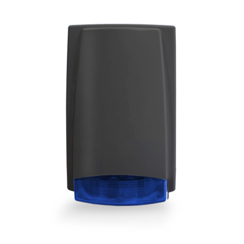 Apsauginė lauko sirena MR300BL (mėlyna, pilkas korpusas, be akumuliatoriaus) Apsauginė lauko sirena MR300BL (mėlyna, pilkas korpusas, be akumuliatoriaus)