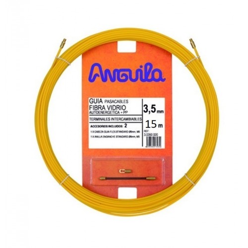 Kabelio pratraukėjas (15m, 3.5mm, geltonas, stiklo audinys) Kabelio pratraukėjas (15m, 3.5mm, geltonas, stiklo audinys)
