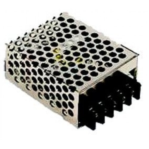 Impulsinis maitinimo šaltinis 12V 15W 1.3A, IP20, MEAN WELL, RS-15-12 Impulsinis maitinimo šaltinis 12V 15W 1.3A, IP20, MEAN WELL, RS-15-12