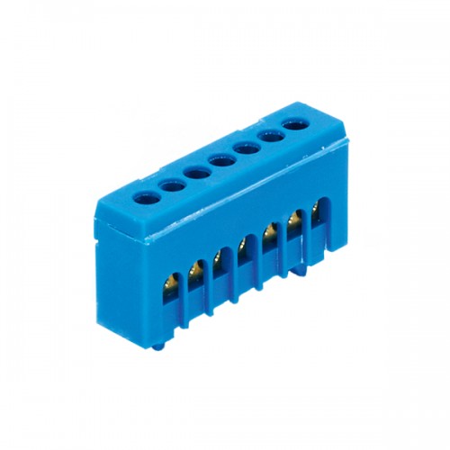 Nulinis gnybtas N7H Cu 7x16 mm2 Morek MAD1007N15 (mėlynas) Nulinis gnybtas N7H Cu 7x16 mm2 Morek MAD1007N15 (mėlynas)