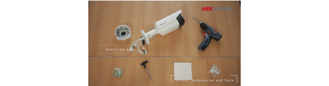 Vaizdo stebėjimo kameros Hikvision instaliavimas