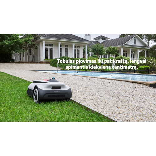 Ecovacs Goat A3000 Lidar 30 aru - Tikslus vejos priežiūros robotas