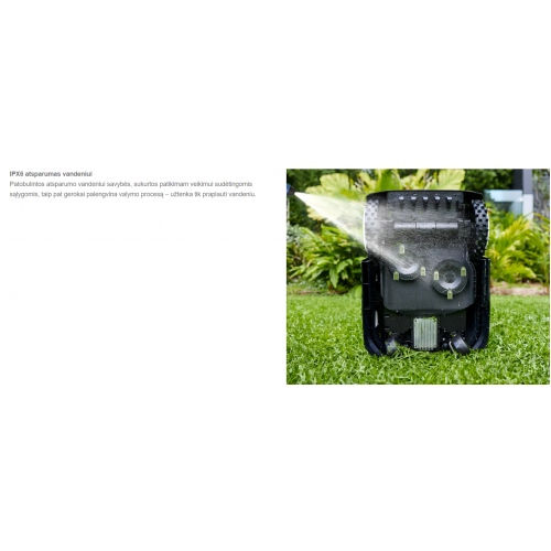 Ecovacs Goat A3000 Lidar 30 aru - Tikslus vejos priežiūros robotas
