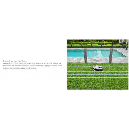 Ecovacs Goat A3000 Lidar 30 aru - Tikslus vejos priežiūros robotas