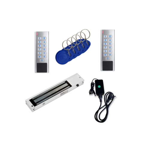 Praėjimo kontrolės komplektas su kodinė klaviatūra SET-AD8EMx2+280LED-AC (vidaus sąlygoms)