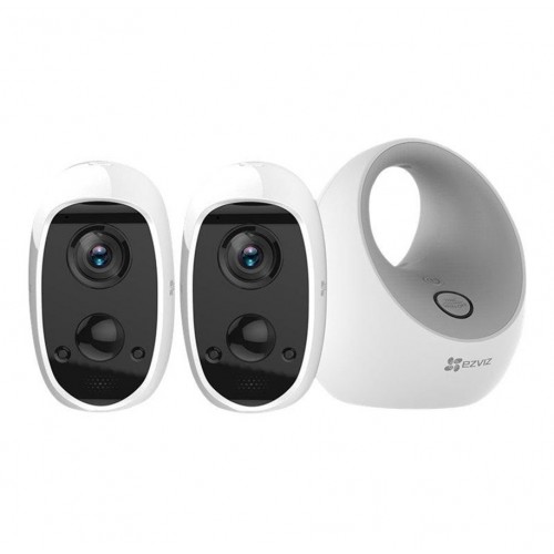 EZVIZ komplektas (bazinė stotis ir dvi kameros) CS-W2D-B2 EZVIZ komplektas (bazinė stotis ir dvi kameros) CS-W2D-B2