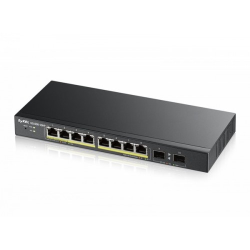 ZYXEL GS1900-10HP 8-port GbE L2 PoE komutatorius ZYXEL GS1900-10HP 8-port GbE L2 PoE komutatorius