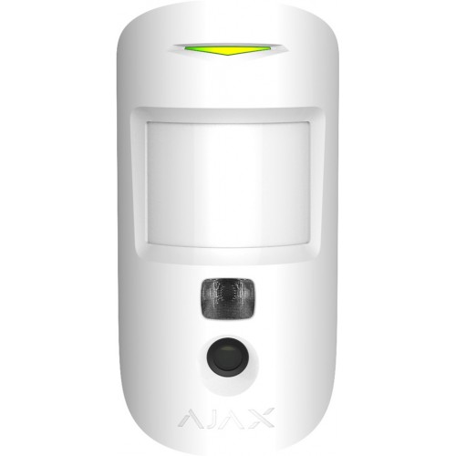 Ajax MotionCam judesio detektorius su fotokamera (baltas)
