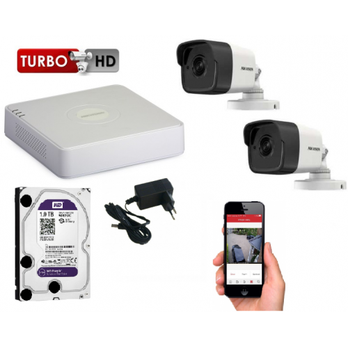 2Mpix 2-jų Turbo kamerų vaizdo stebėjimo sistema Turbo2 2Mpix 2-jų Turbo kamerų vaizdo stebėjimo sistema Turbo2