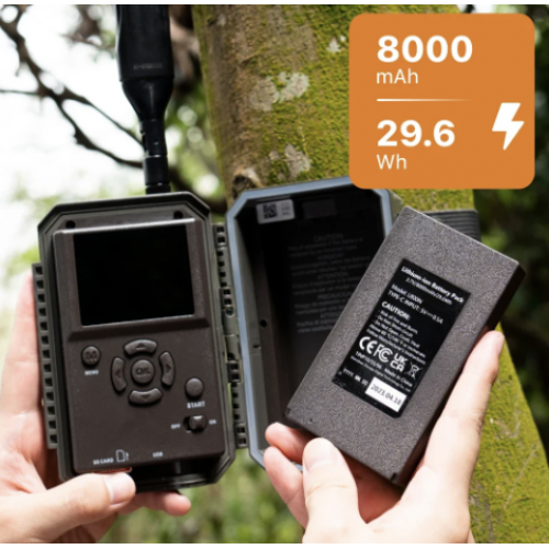 Žvėrių kamera GardePro X60P Live Max su saulės panele  SP300