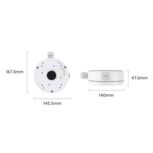 D20W Reolink D20 D20W Junction Box for Dome Cameras, White | Reolink