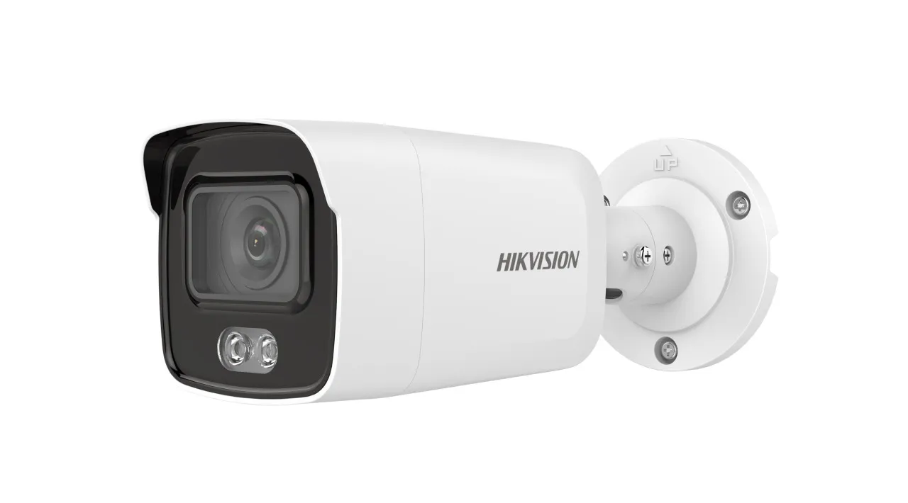 Hikvision bullet DS-2CD2047G2-LU F2.8 (balta, 4 MP, 40 m. LED, ColorVu)